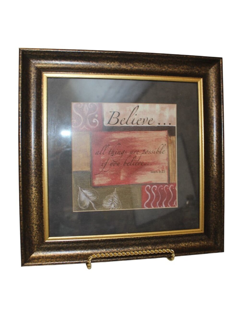 Debbie DeWitt Believe All Things Are Possible Framed Art 15x15 Bed Bath & Beyond